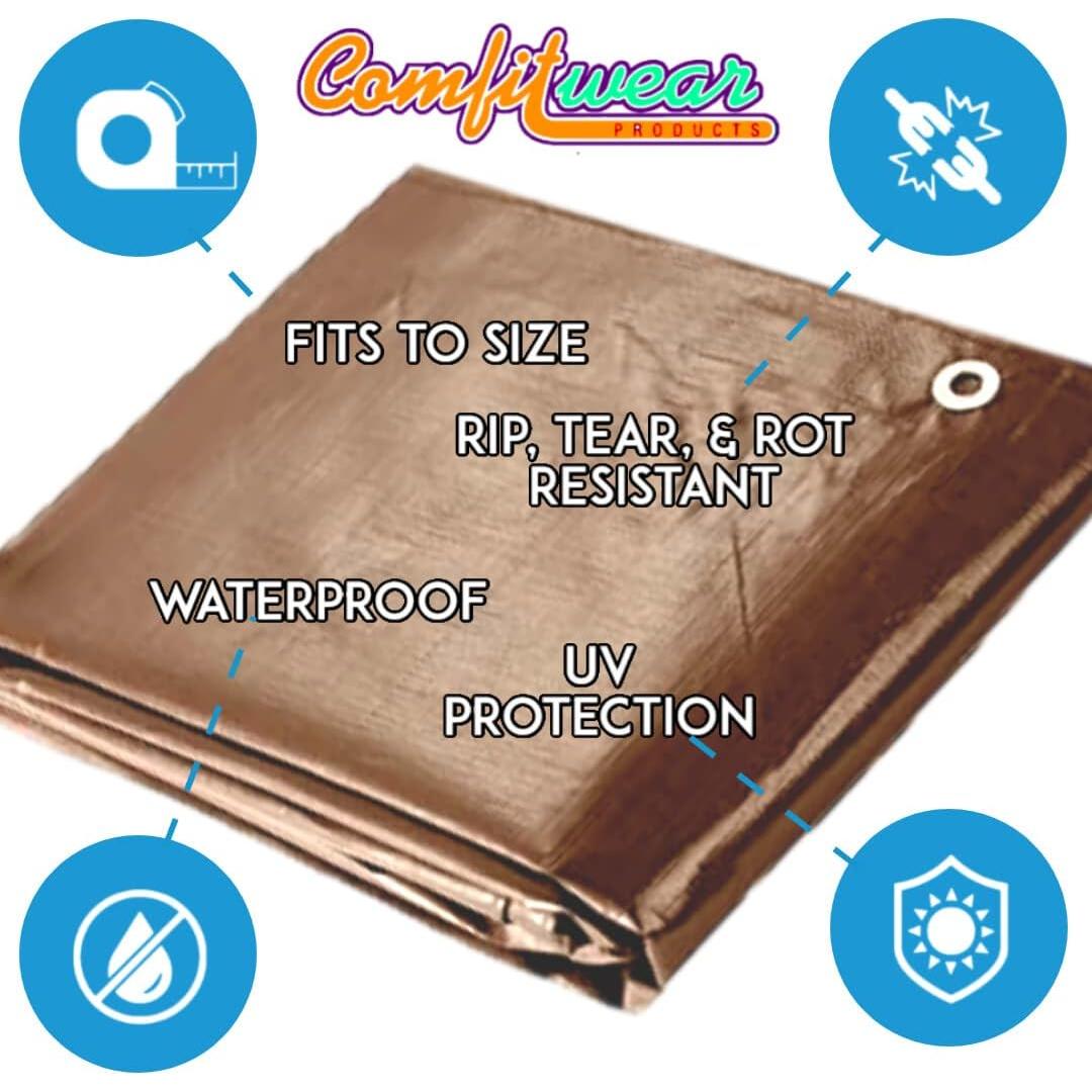 Lona Multiusos Impermeable COMFITWEAR 12x16 pies 16 Mils