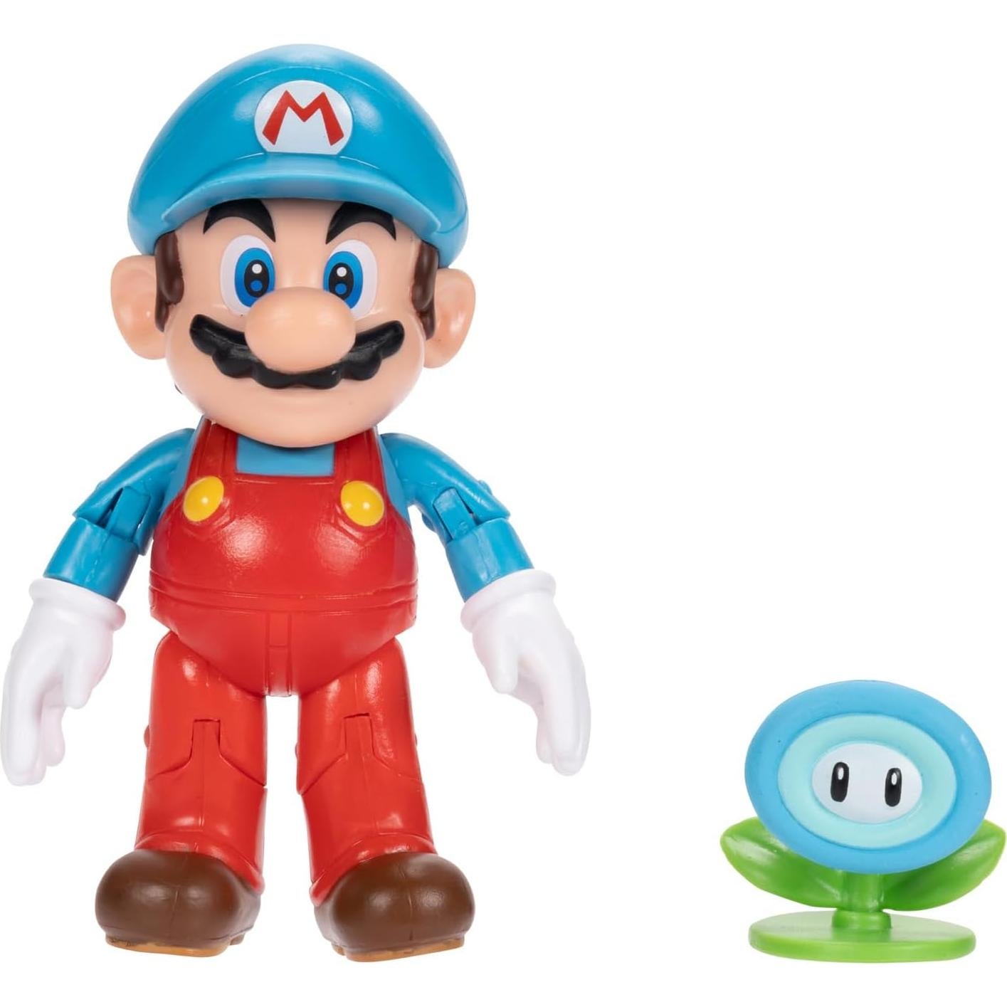 Figura Mario Hielo 10 cm Jakks Pacific con Flor de Hielo