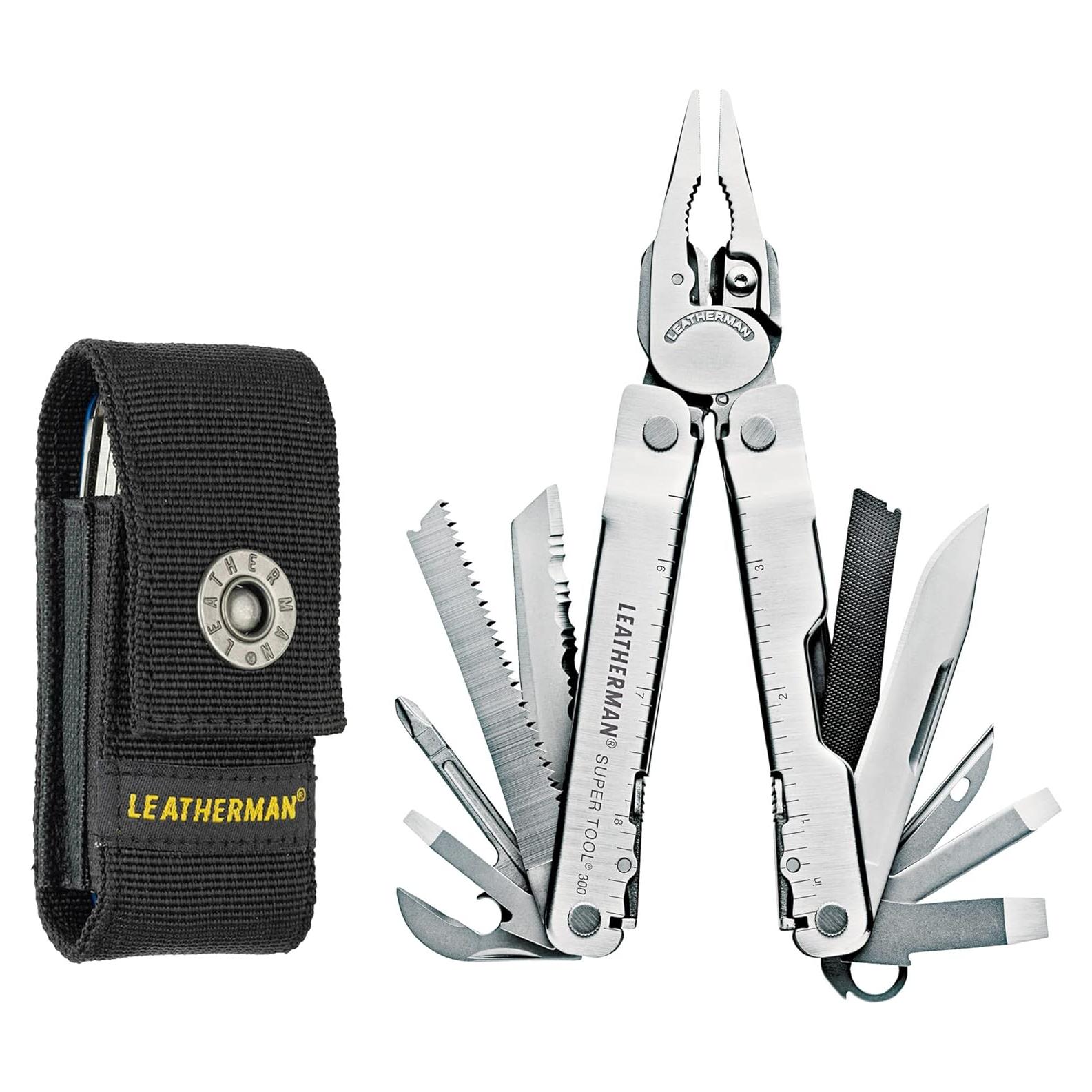 Multiherramienta Leatherman Super Tool 300 - 19 Herramientas, Acero Inoxidable