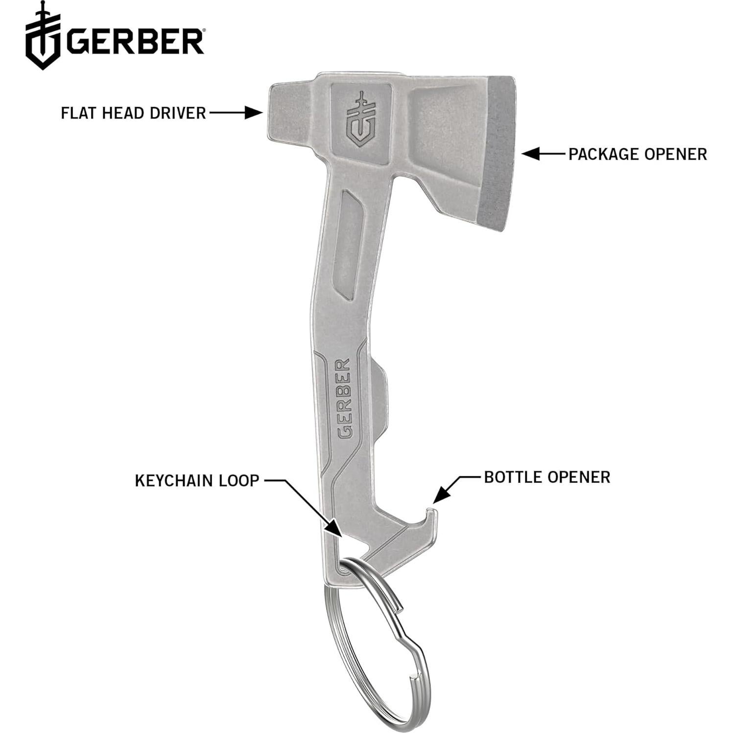 Multiherramienta de llavero Gerber 3-en-1 con abridor