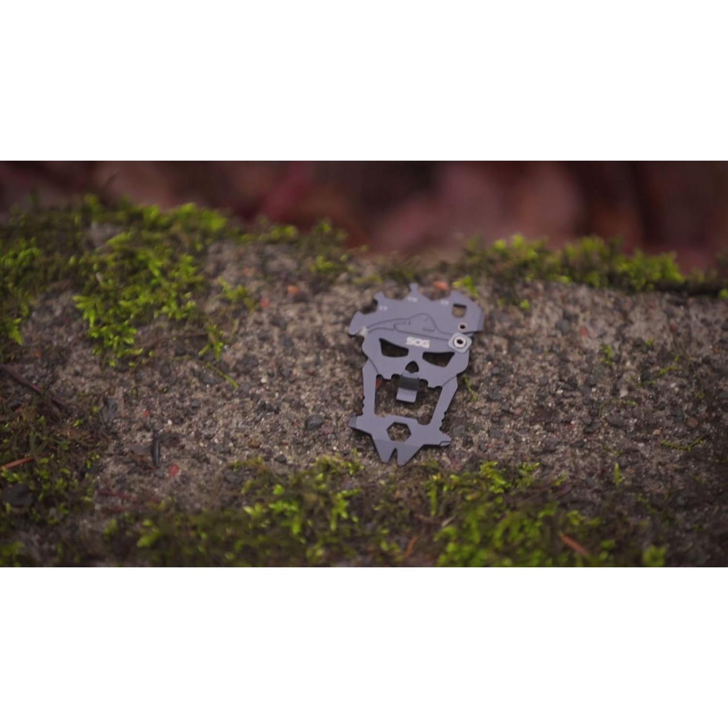 Herramienta de Llavero SOG MacV Compacta 12 en 1 Negra