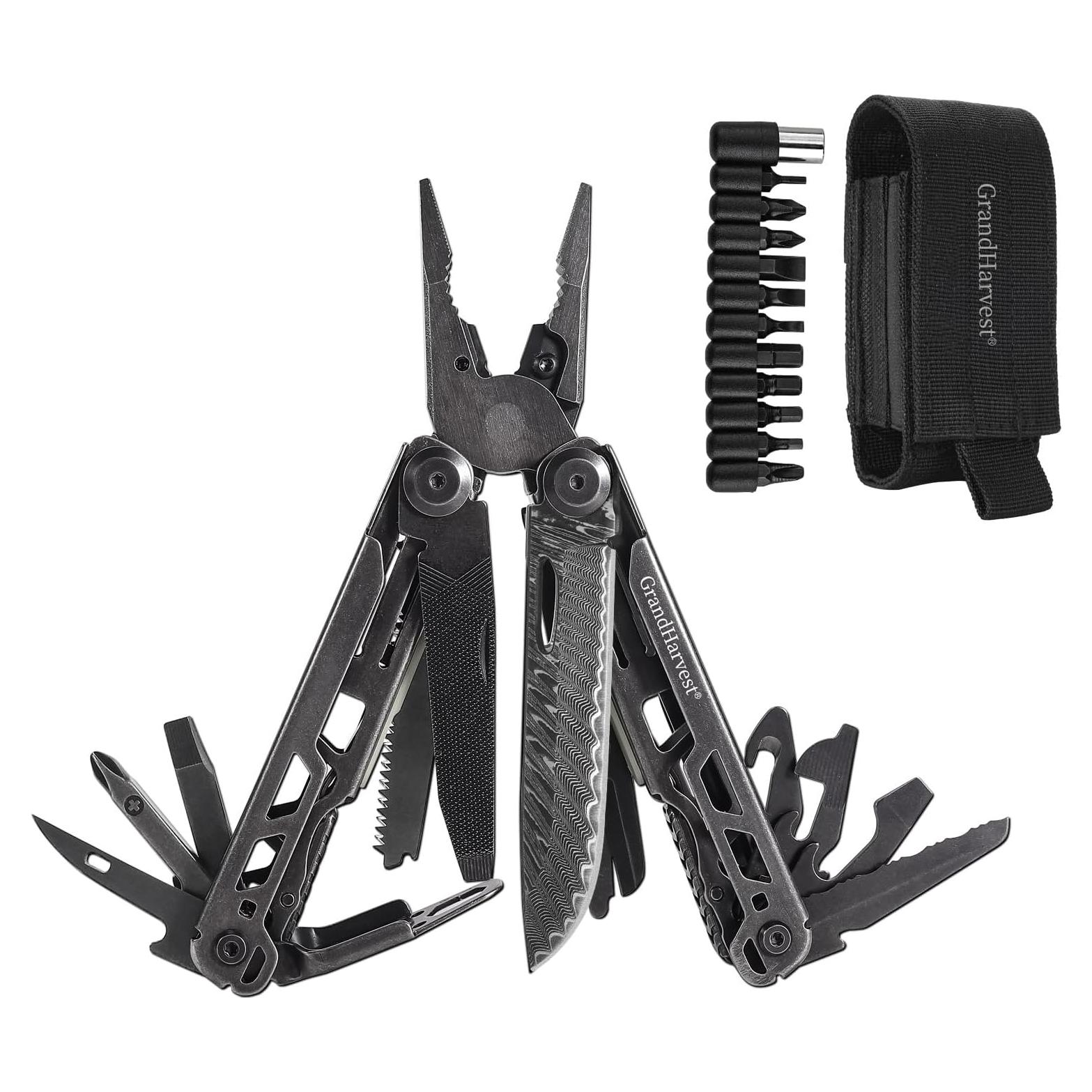 Multiherramienta 25-en-1 GrandHarvest Acero Inoxidable EDC