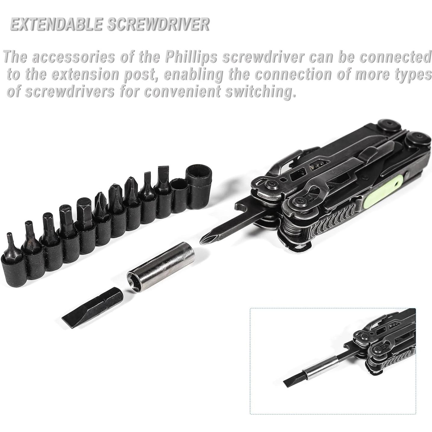 Multiherramienta 25-en-1 GrandHarvest Acero Inoxidable EDC