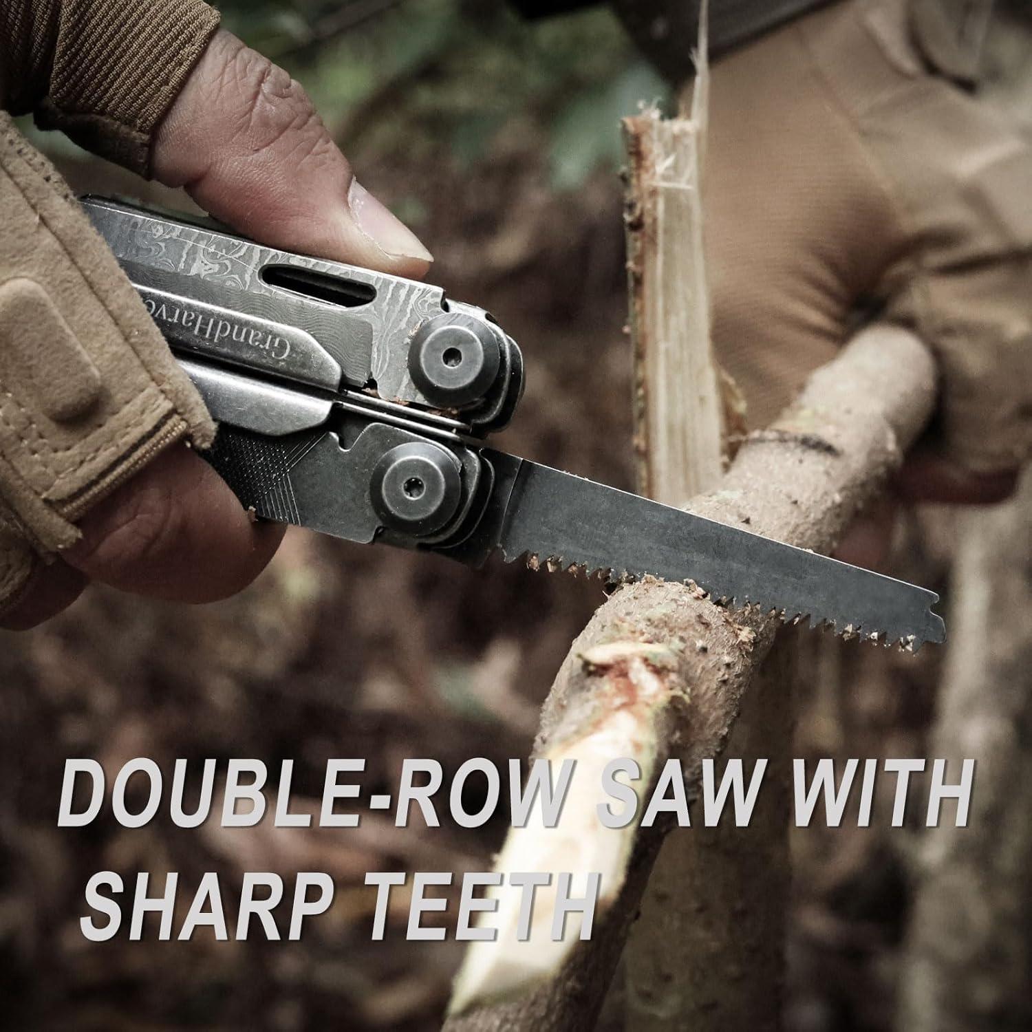 Multiherramienta 25-en-1 GrandHarvest Acero Inoxidable EDC