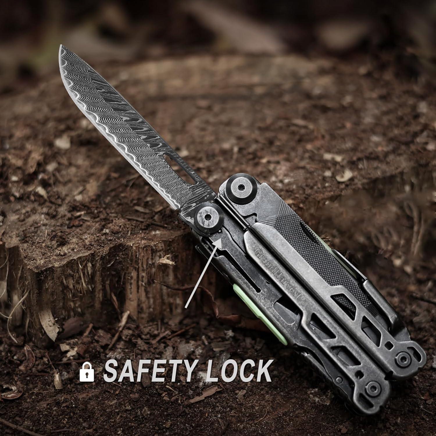 Multiherramienta 25-en-1 GrandHarvest Acero Inoxidable EDC