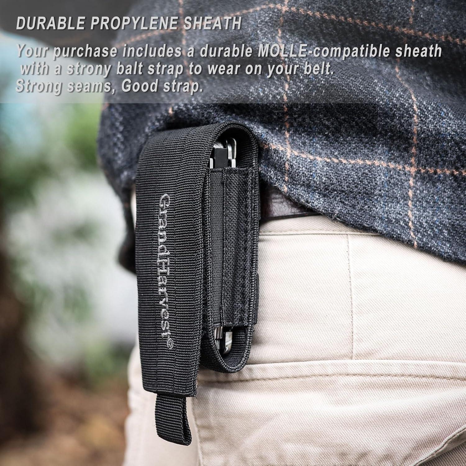 Multiherramienta 25-en-1 GrandHarvest Acero Inoxidable EDC