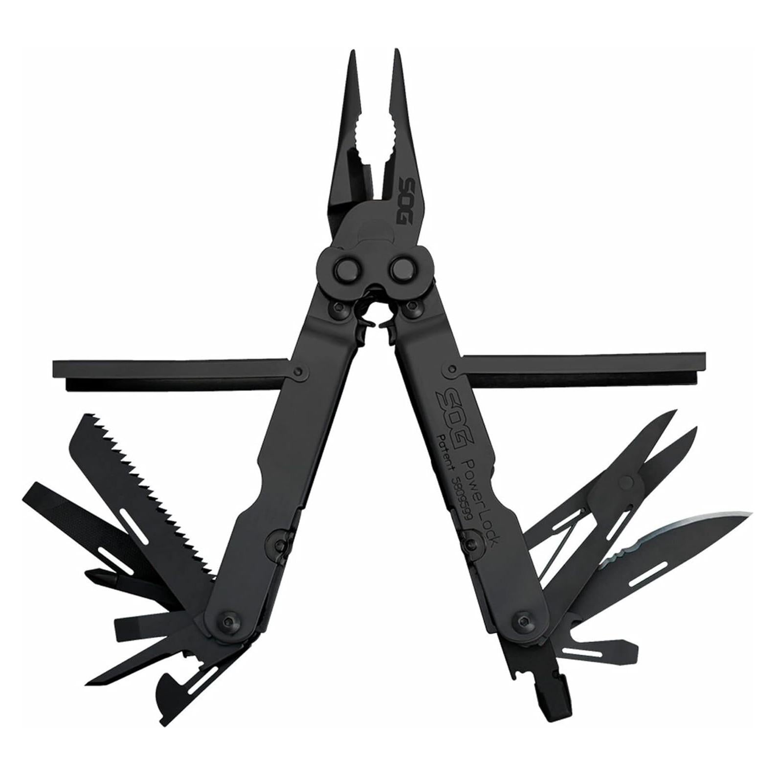 Cuchillo Plegable SOG PowerLock 18 Herramientas Acero Inoxidable