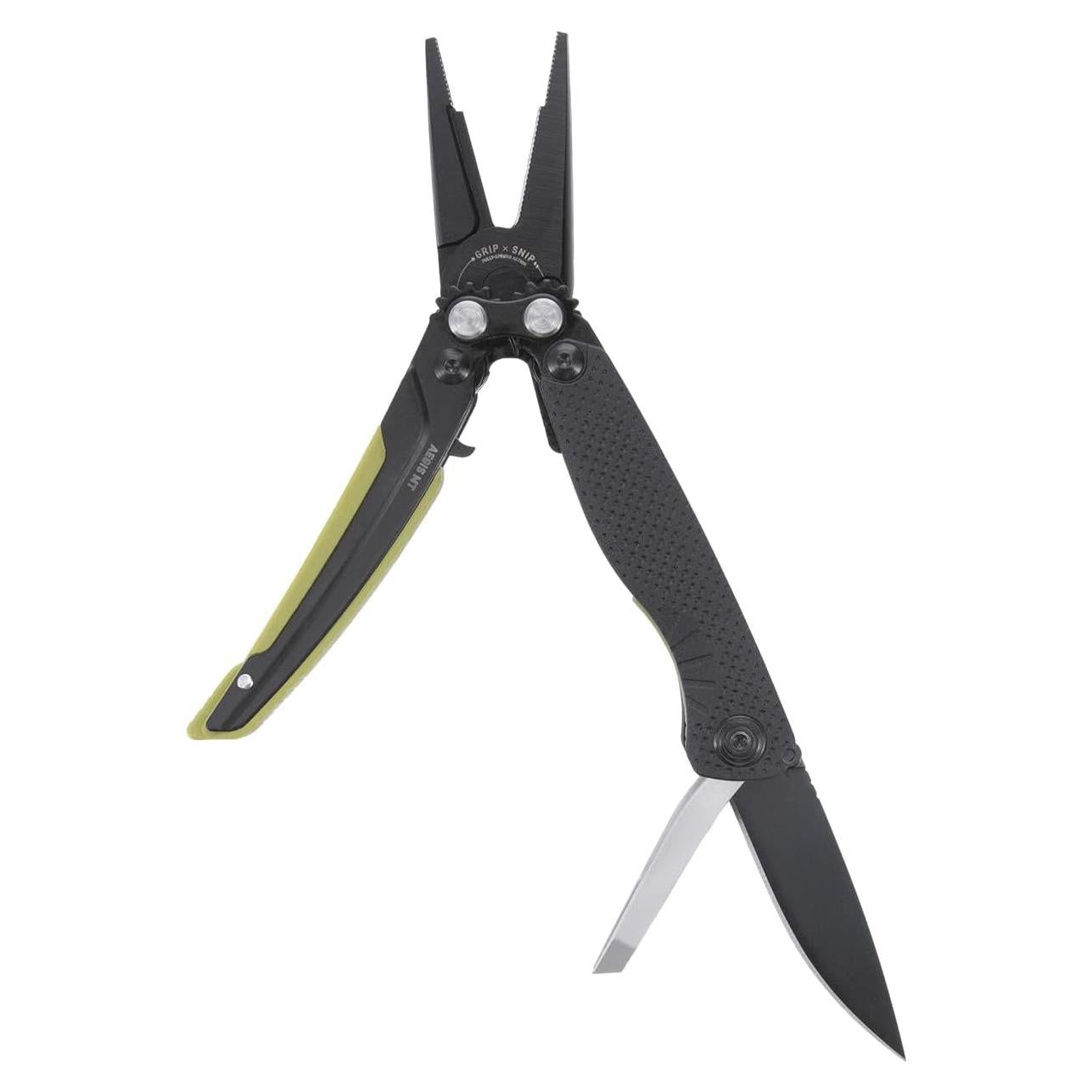 Herramienta Multiusos SOG Aegis MT Compacta 5 en 1 Negro/Musgo