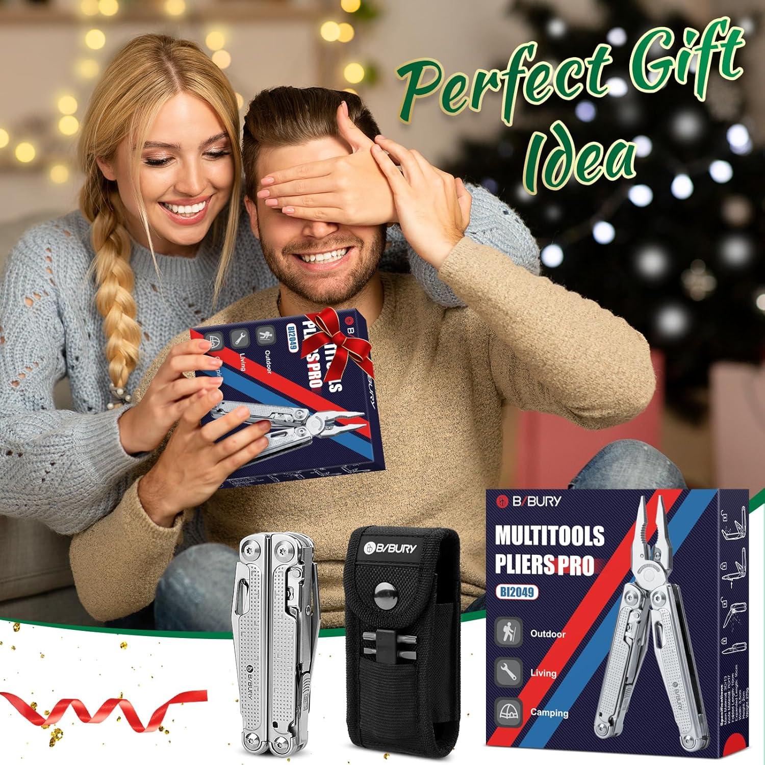 Multiherramienta Plegable BIBURY BI2049 11 en 1 Acero Inoxidable