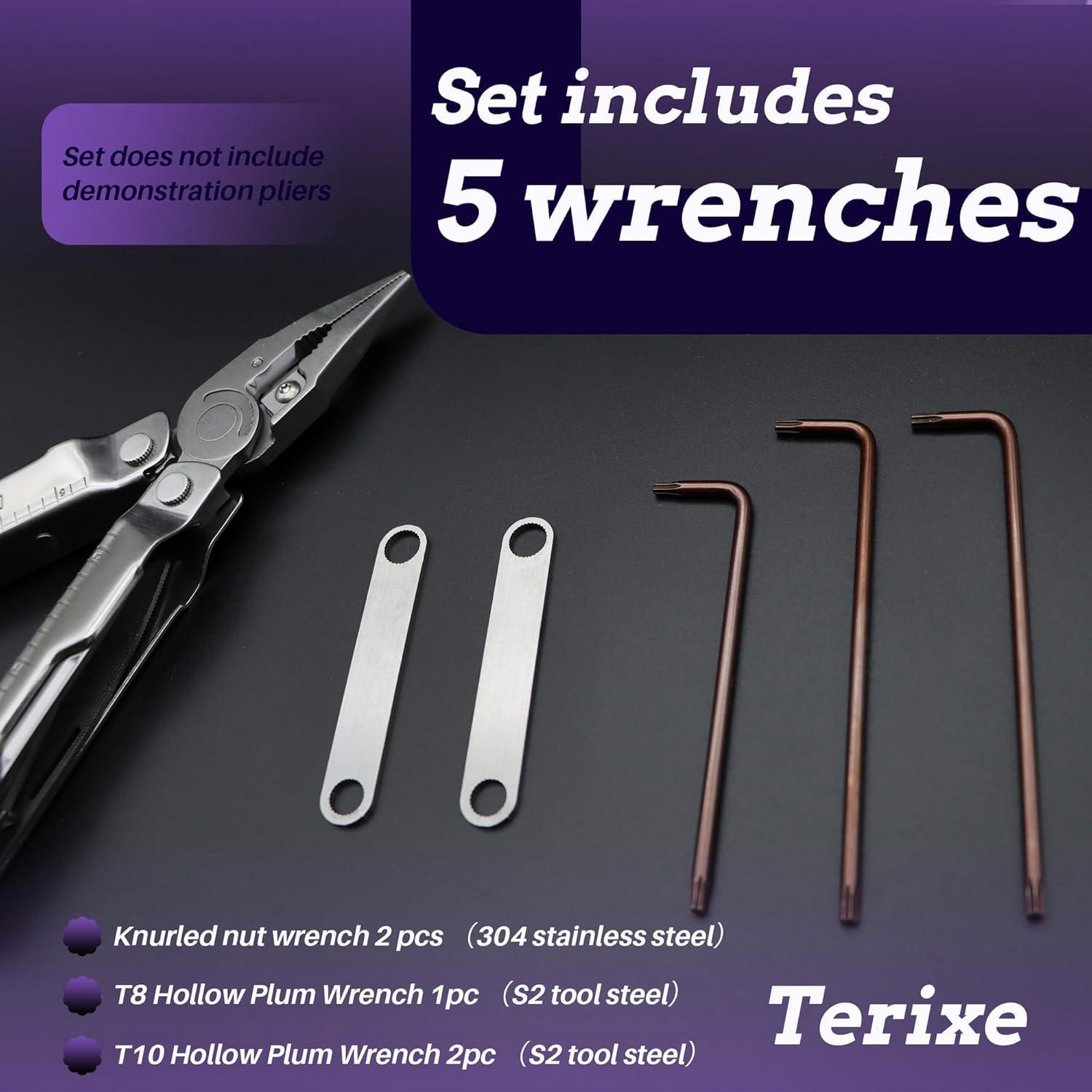 Juego de Llaves Multiusos Leatherman Terixe - 5 Piezas Acero Inoxidable