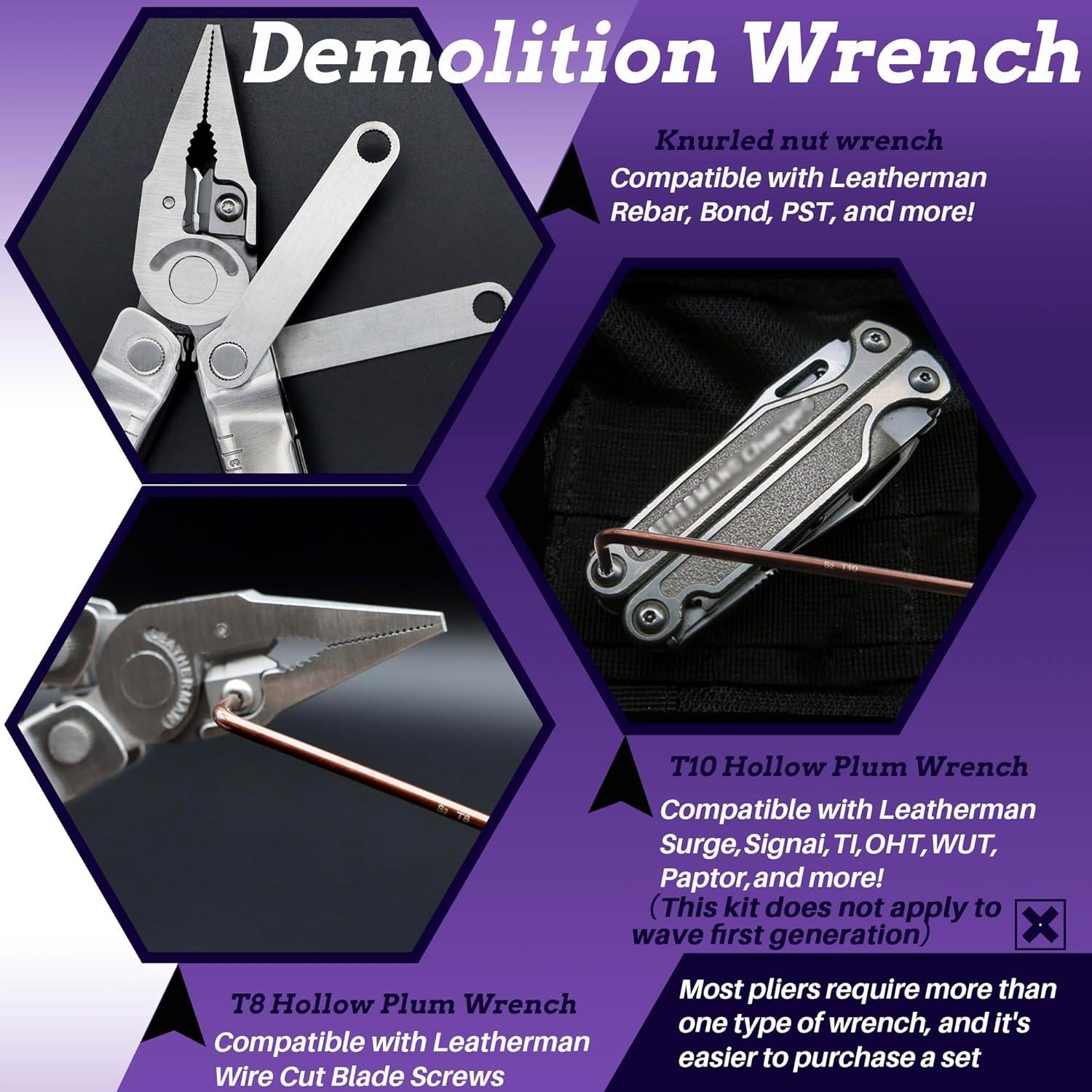 Juego de Llaves Multiusos Leatherman Terixe - 5 Piezas Acero Inoxidable