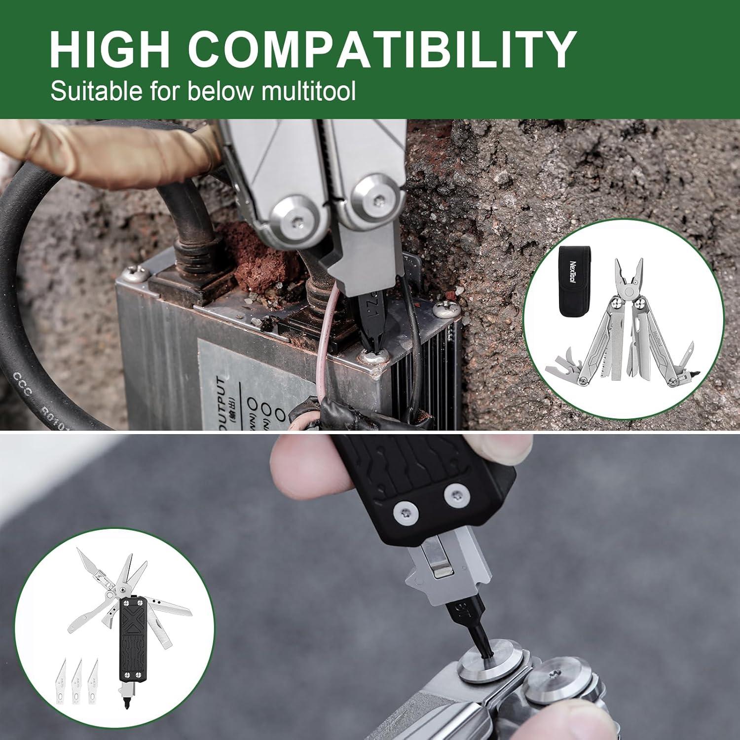 Kit de Puntas NexTool E1 - 10 Puntas Doble Extremo Acero S2