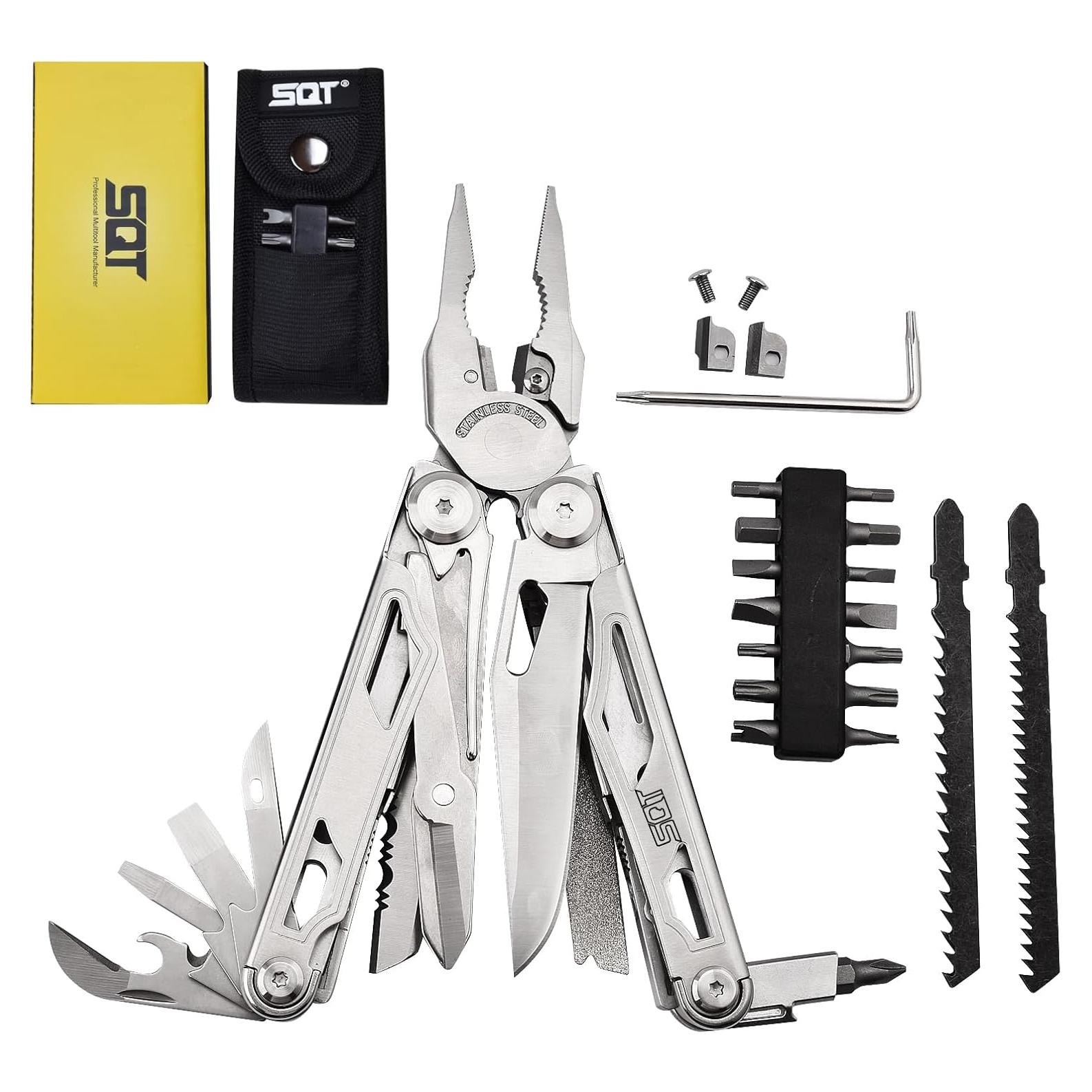 Multiherramienta 20-en-1 SQT2045 Plegable Acero Inoxidable