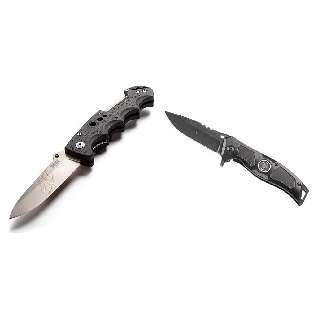 Cuchillo de bolsillo SOG Kilowatt con pelador de cables 8.6 cm