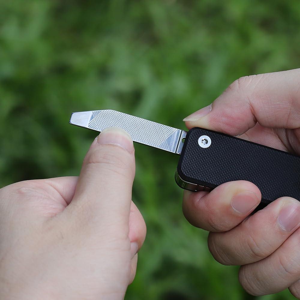 Mini Herramienta Multiuso ROXON S503G 9 en 1 con Cuchillo y Tijeras