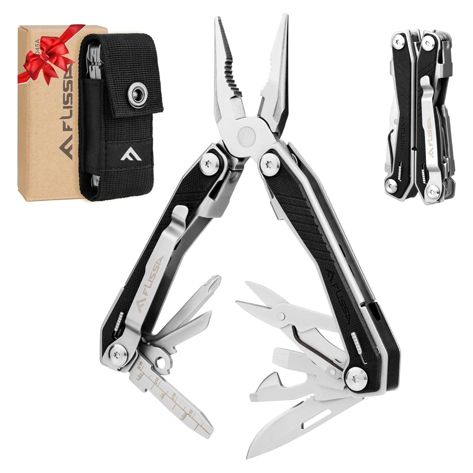 Multiherramienta 16-en-1 FLISSA con Mango G10 y Funda