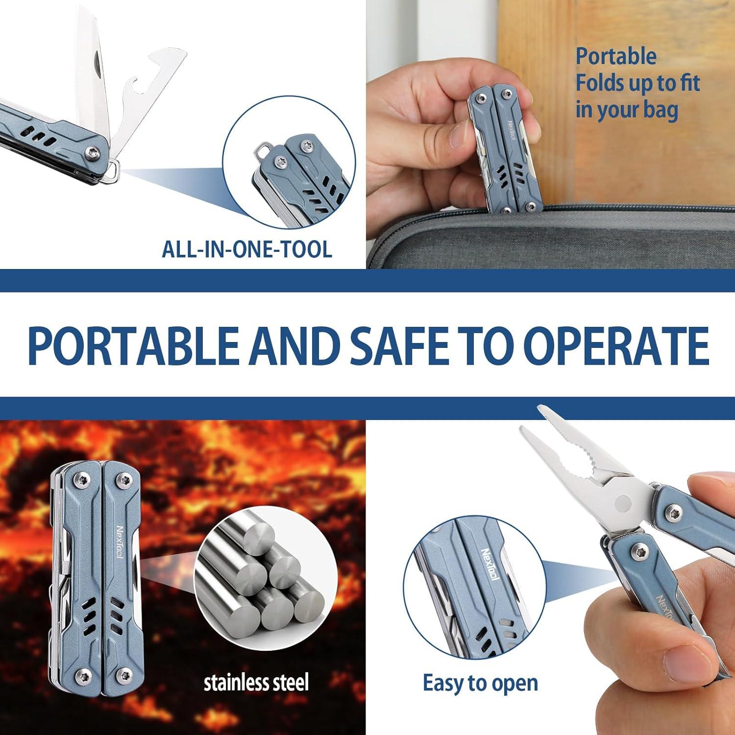 Multiherramienta de llavero NEXTOOL Mini Sailor S11 11 en 1