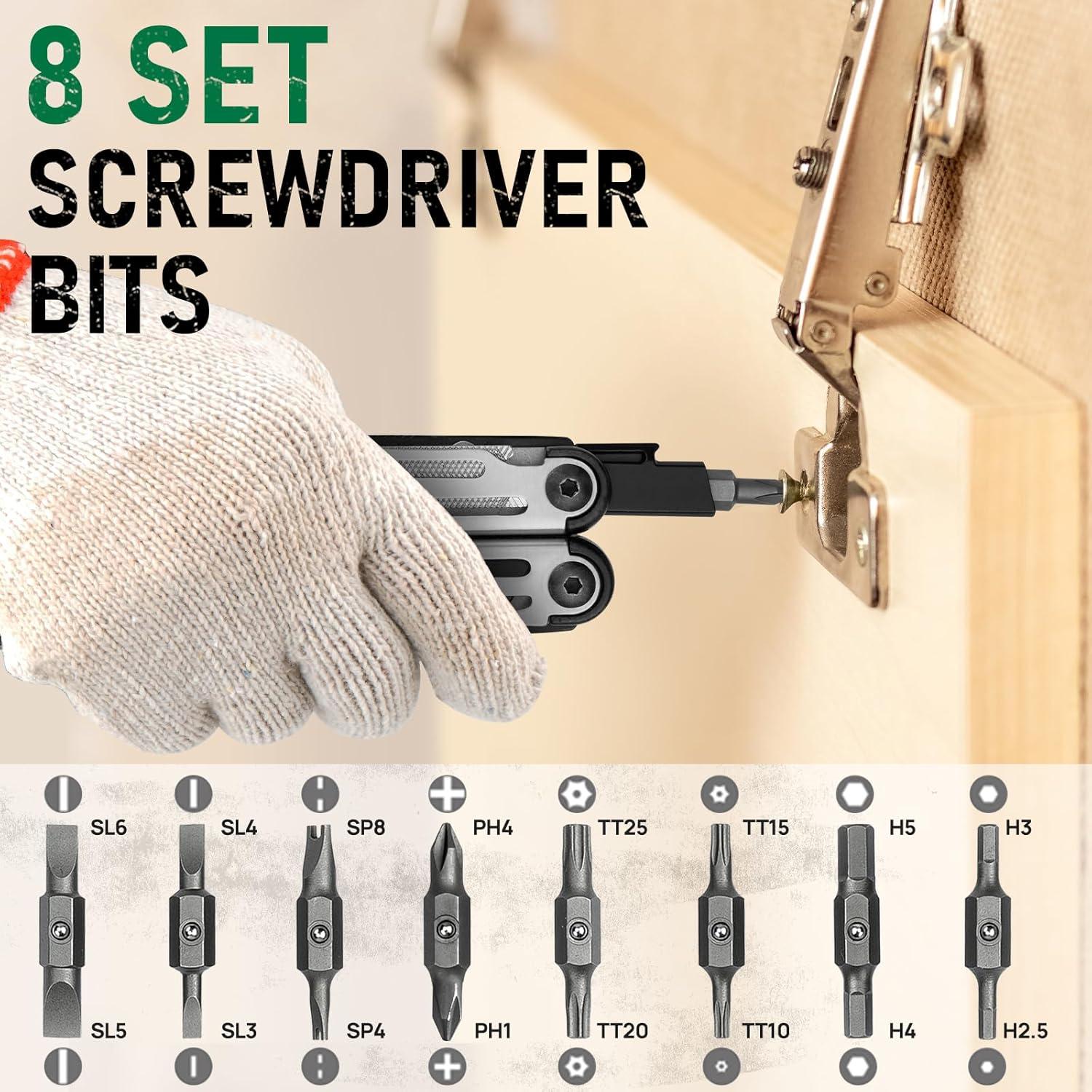 Multiherramienta Plegable BIBURY BI2045 con 31 Funciones