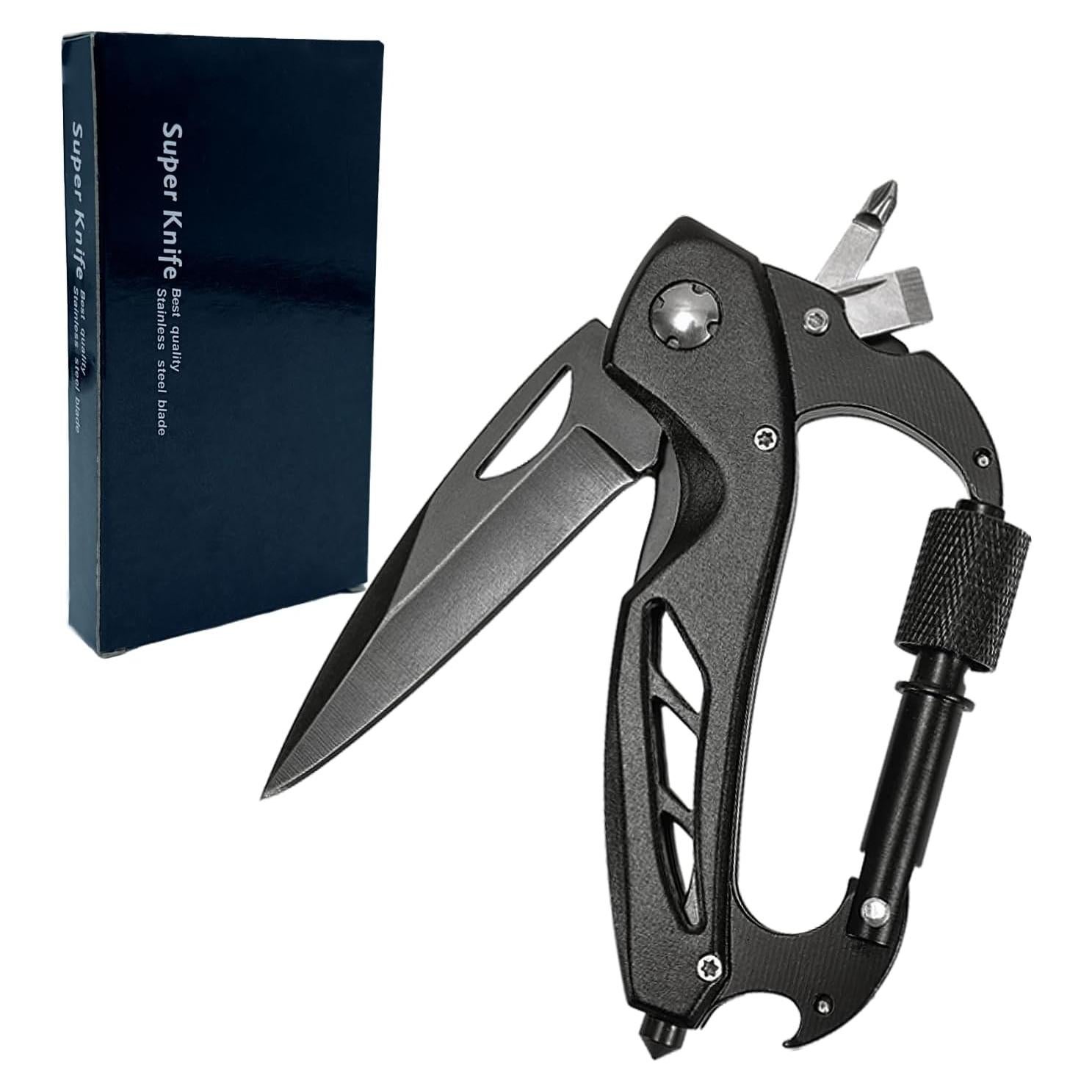 Multiherramienta WYNK 6-en-1 con Cuchillo Plegable y Destornilladores