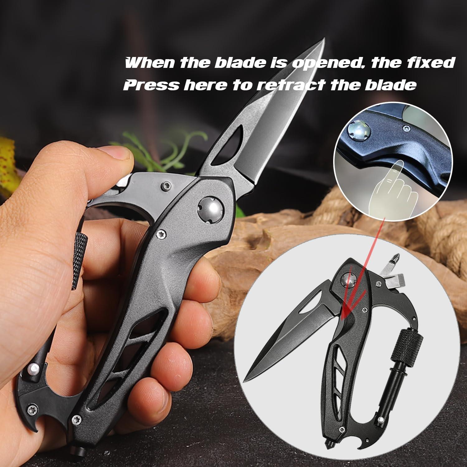 Multiherramienta WYNK 6-en-1 con Cuchillo Plegable y Destornilladores