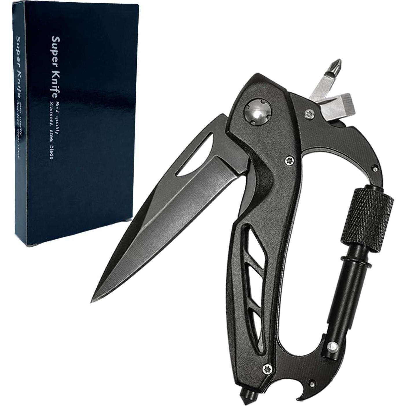 Multiherramienta WYNK 6-en-1 con Cuchillo Plegable y Destornilladores