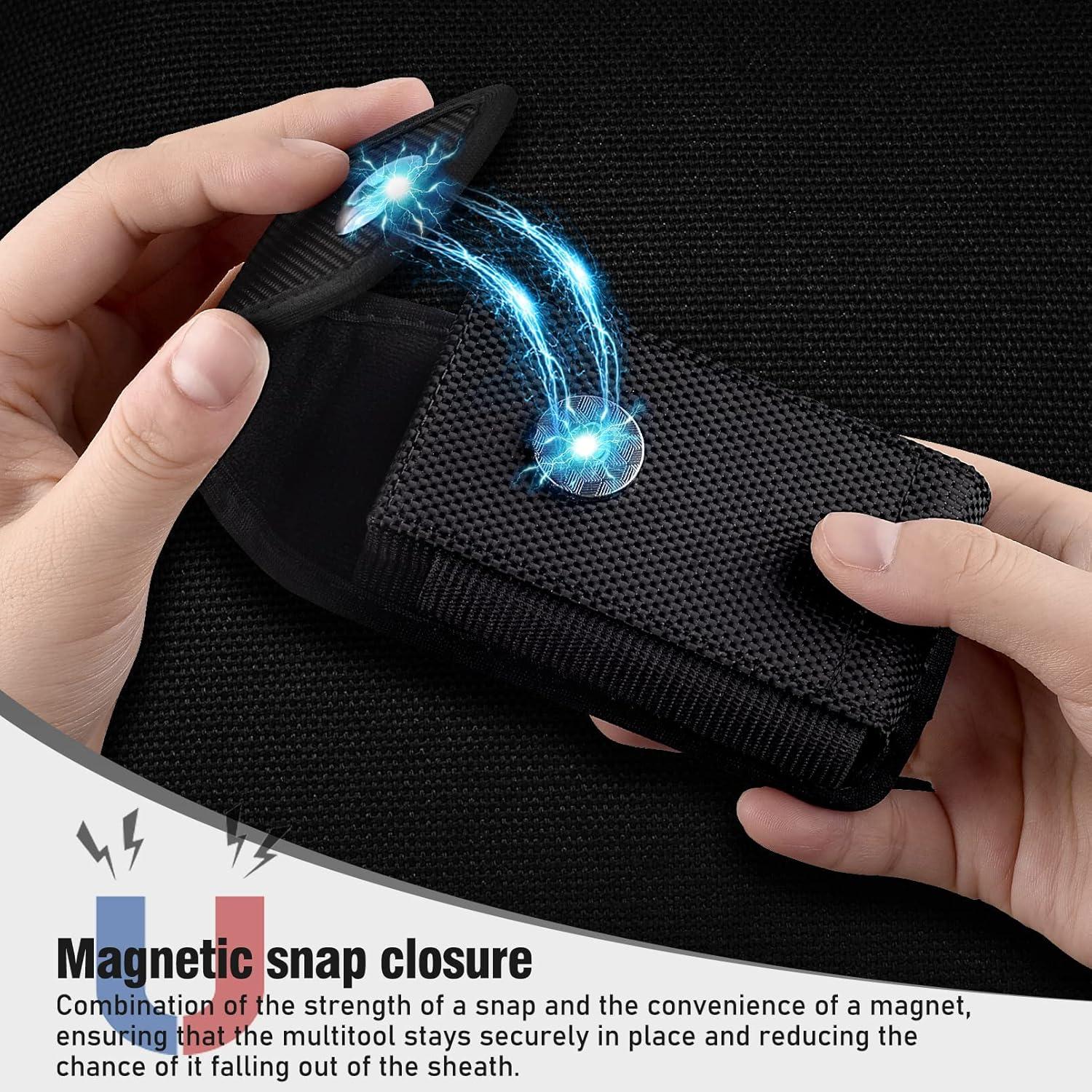 Funda para Multiherramienta Leatherman Nylon Negra 11.99x5.51cm