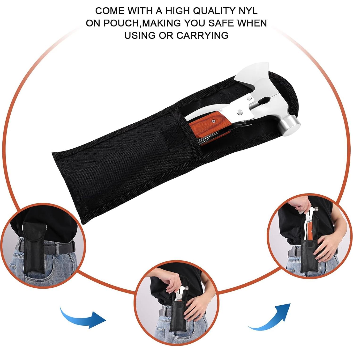 Herramienta Multifuncional MYWERO 16 en 1 para Camping