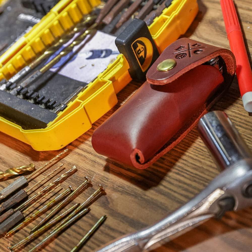 Funda de Cuero 1791 EDC para Multiherramientas hasta 10.16 cm