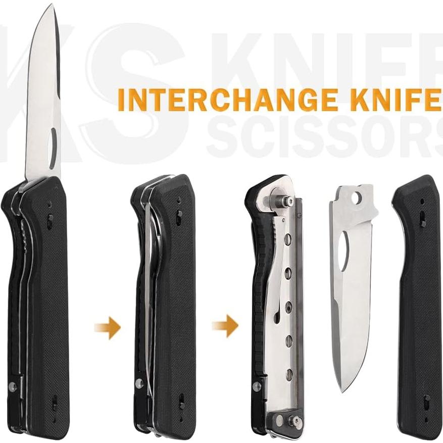 Tijeras Plegables Multifuncionales Roxon S501U 2 en 1 EDC