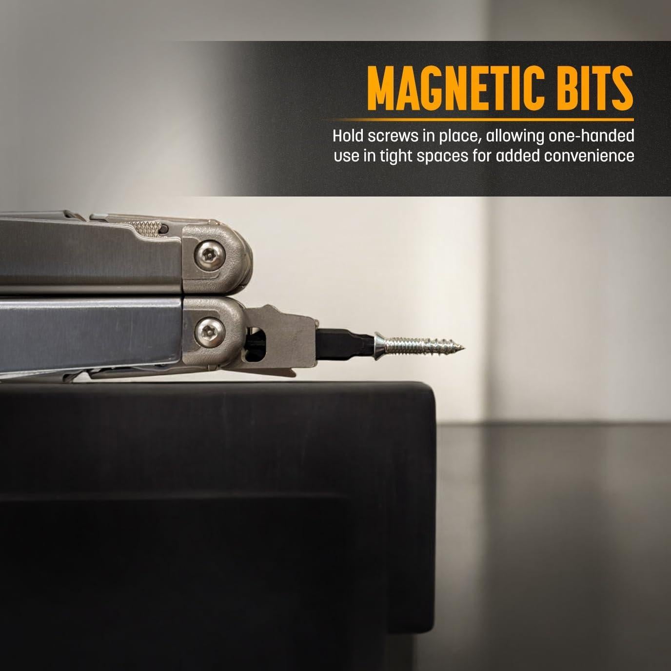 Paquete de 4 Puntas de Destornillador Leatherman Phillips/Plana