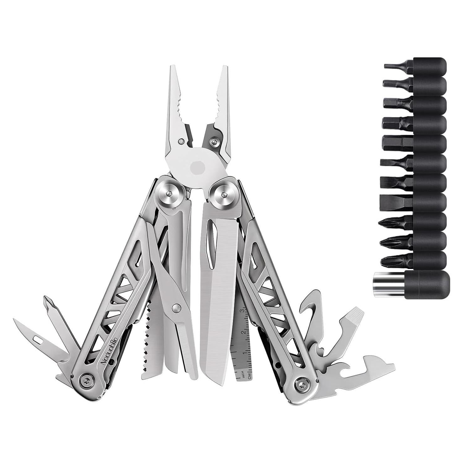 Multiherramienta NODUOBIIO 17 en 1 Acero Inoxidable para Camping