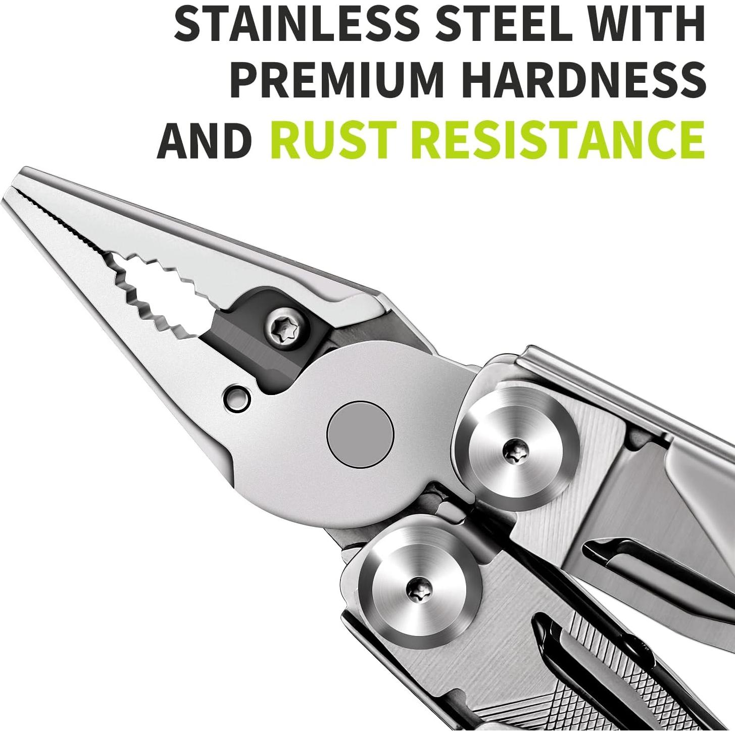 Multiherramienta NODUOBIIO 17 en 1 Acero Inoxidable para Camping