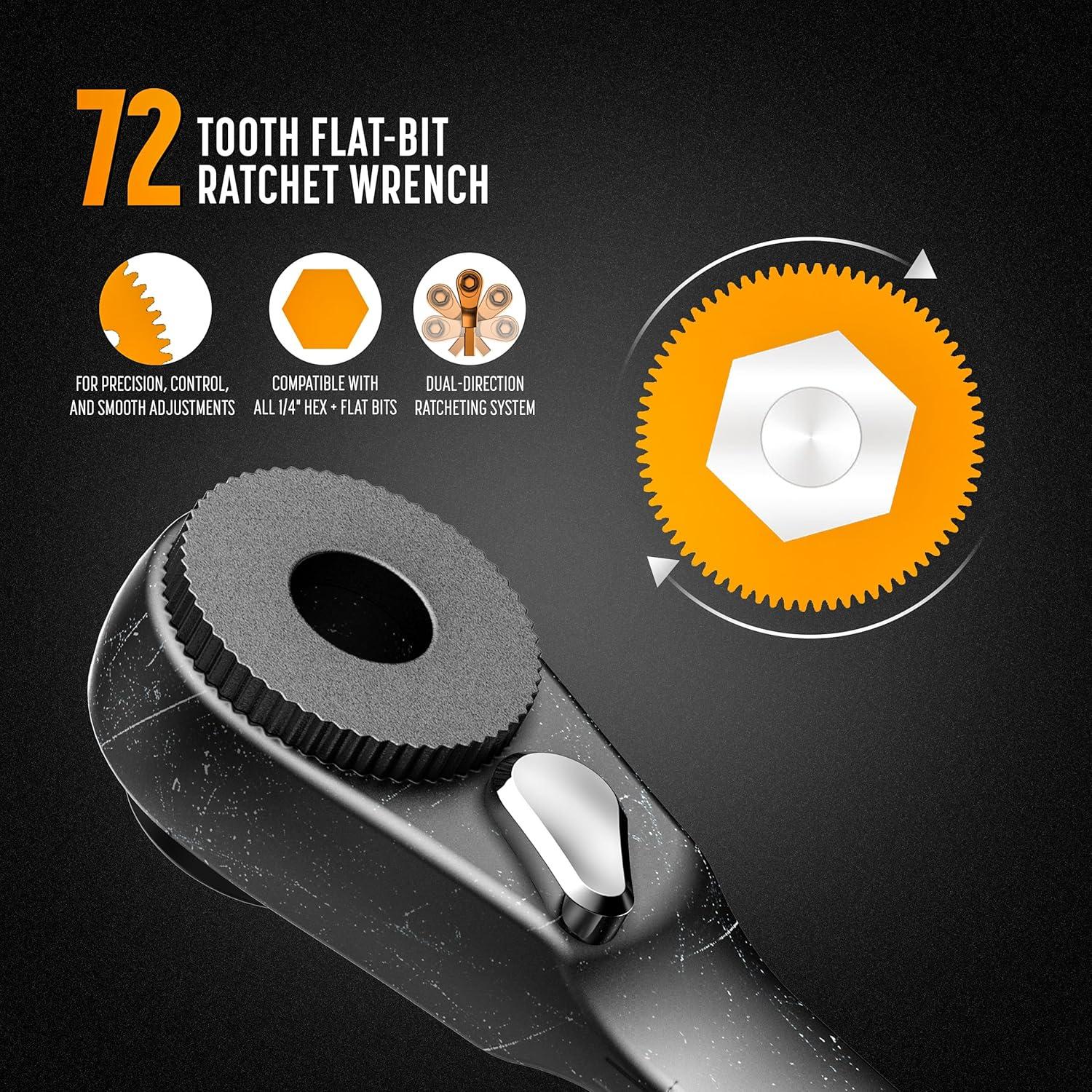 Juego de Extensores de Bit y Carraca GALVANOX Plata