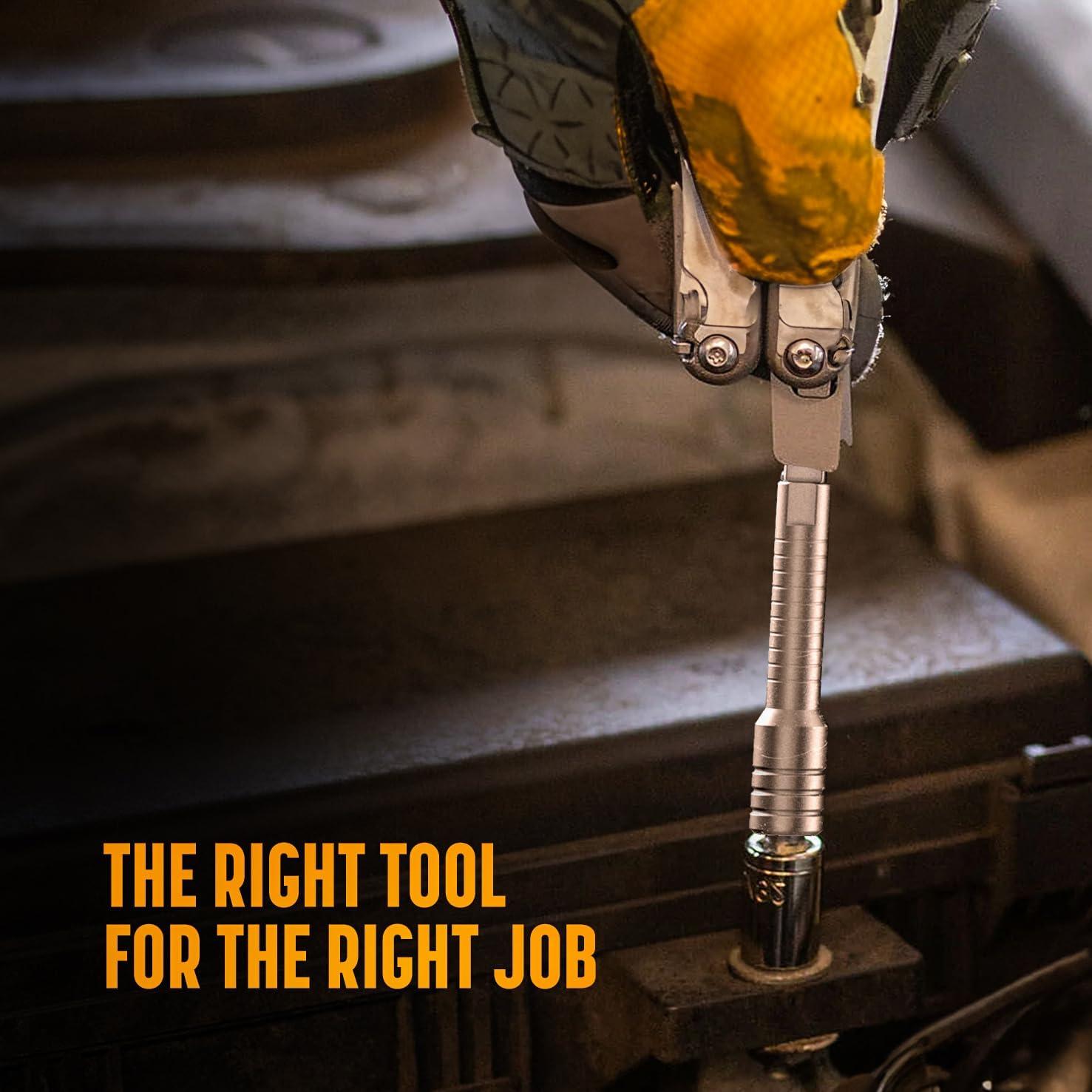 Juego de Extensores de Bit y Carraca GALVANOX Plata