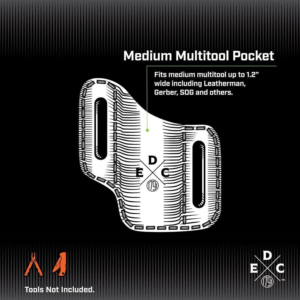 Funda de Cuero 1791 EDC para Multiherramientas - Castaño