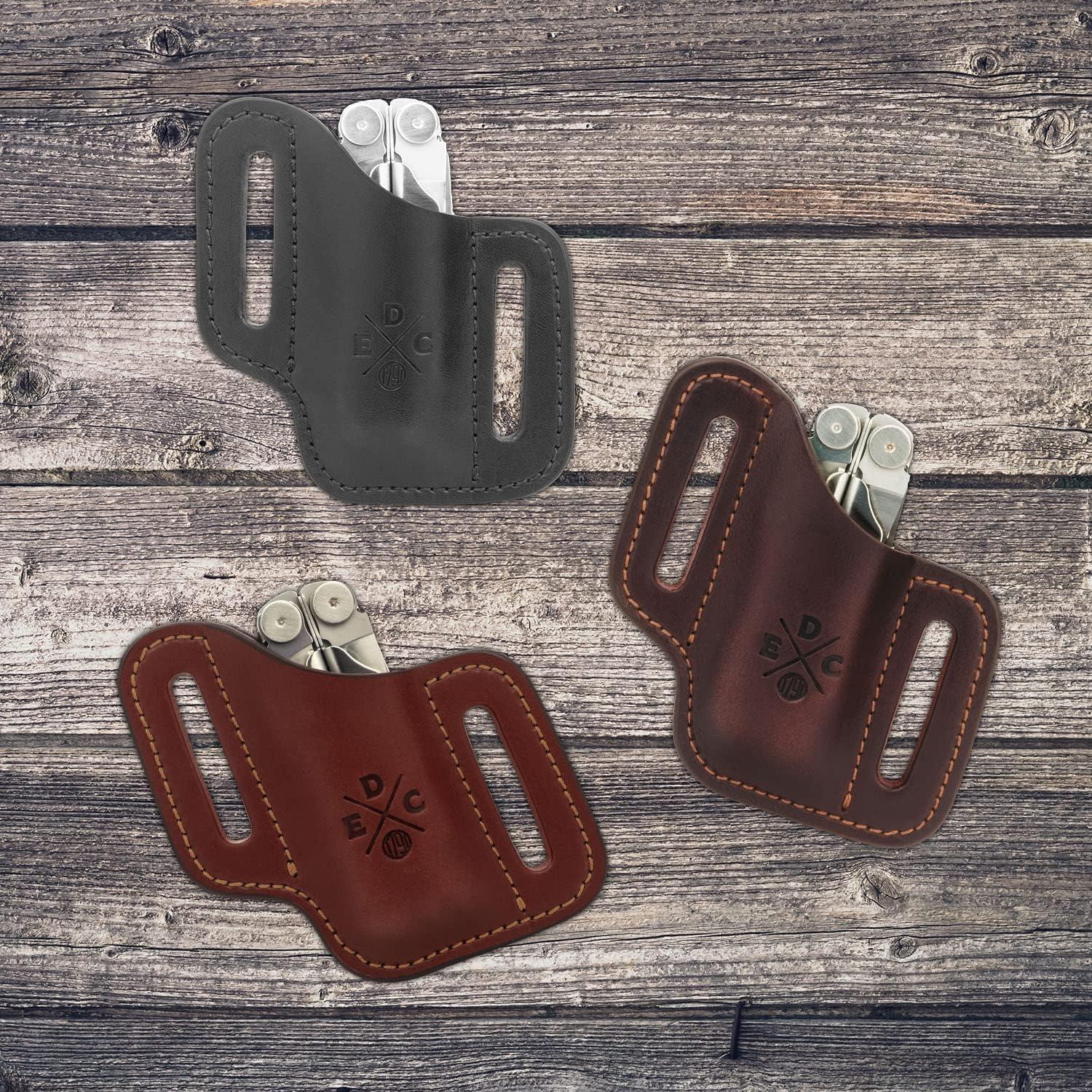 Funda de Cuero 1791 EDC para Multiherramientas - Castaño