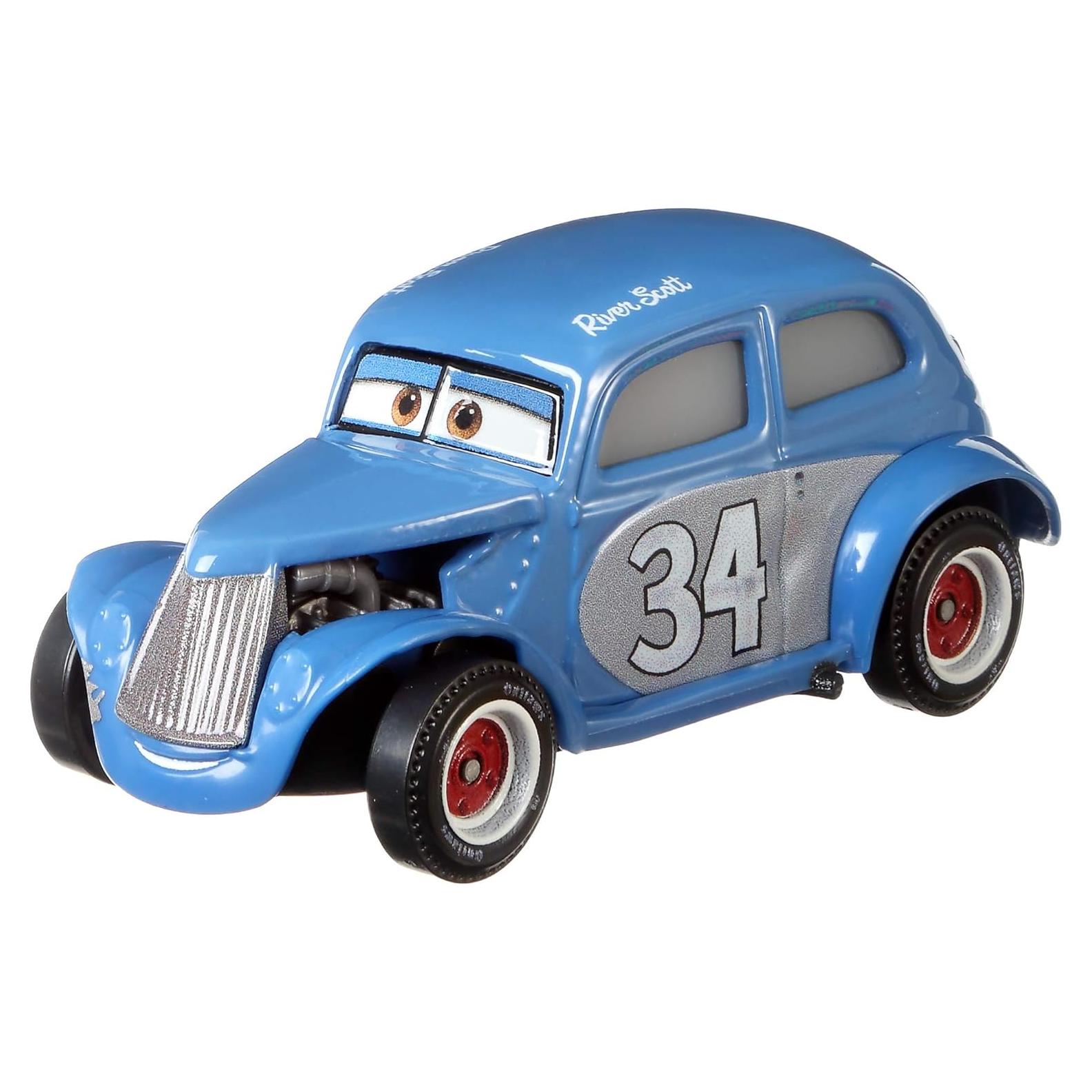 Juguete Disney Cars Mattel River Scott 1:55 Detalles Fieles