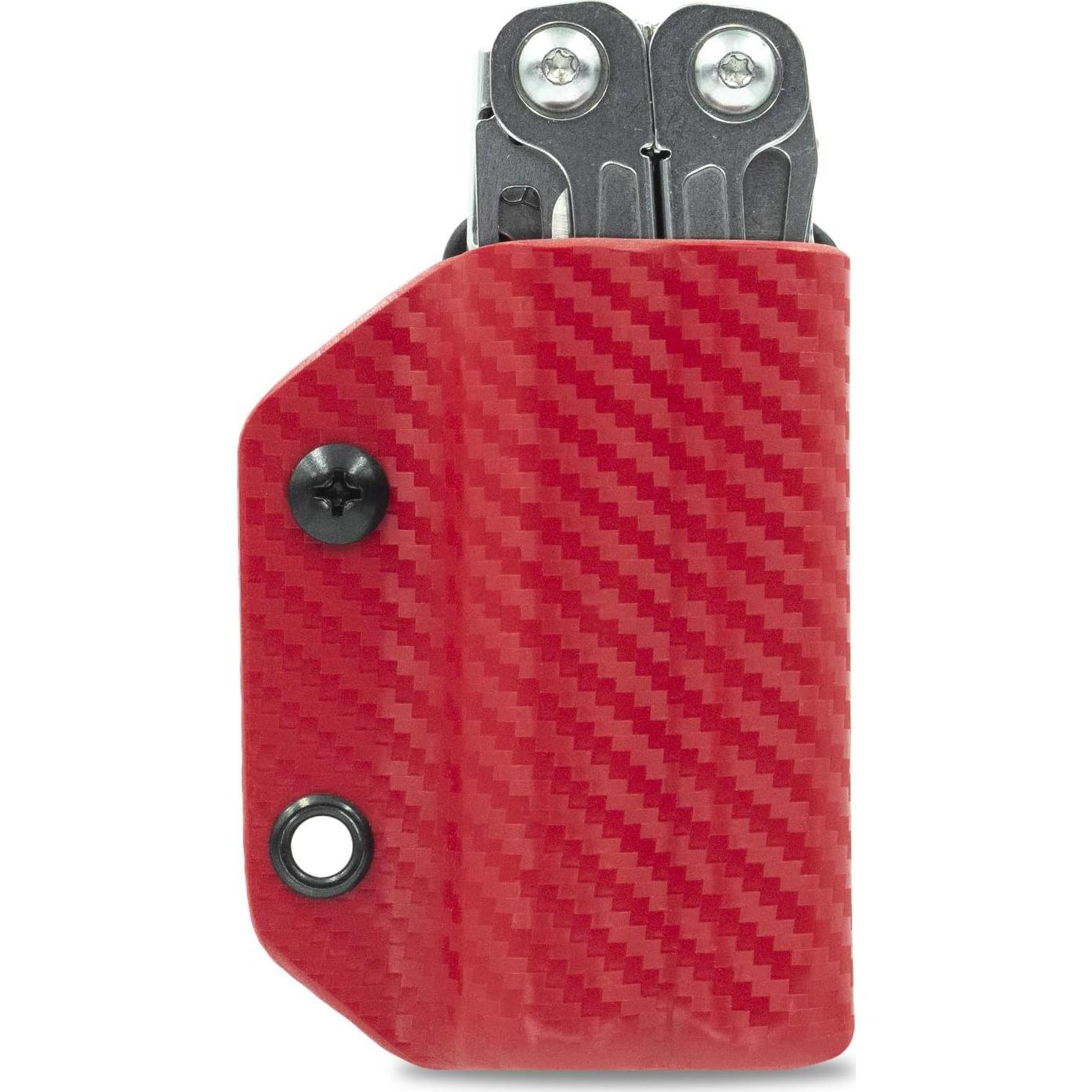 Funda Kydex Clip & Carry para Leatherman Wingman - Rojo