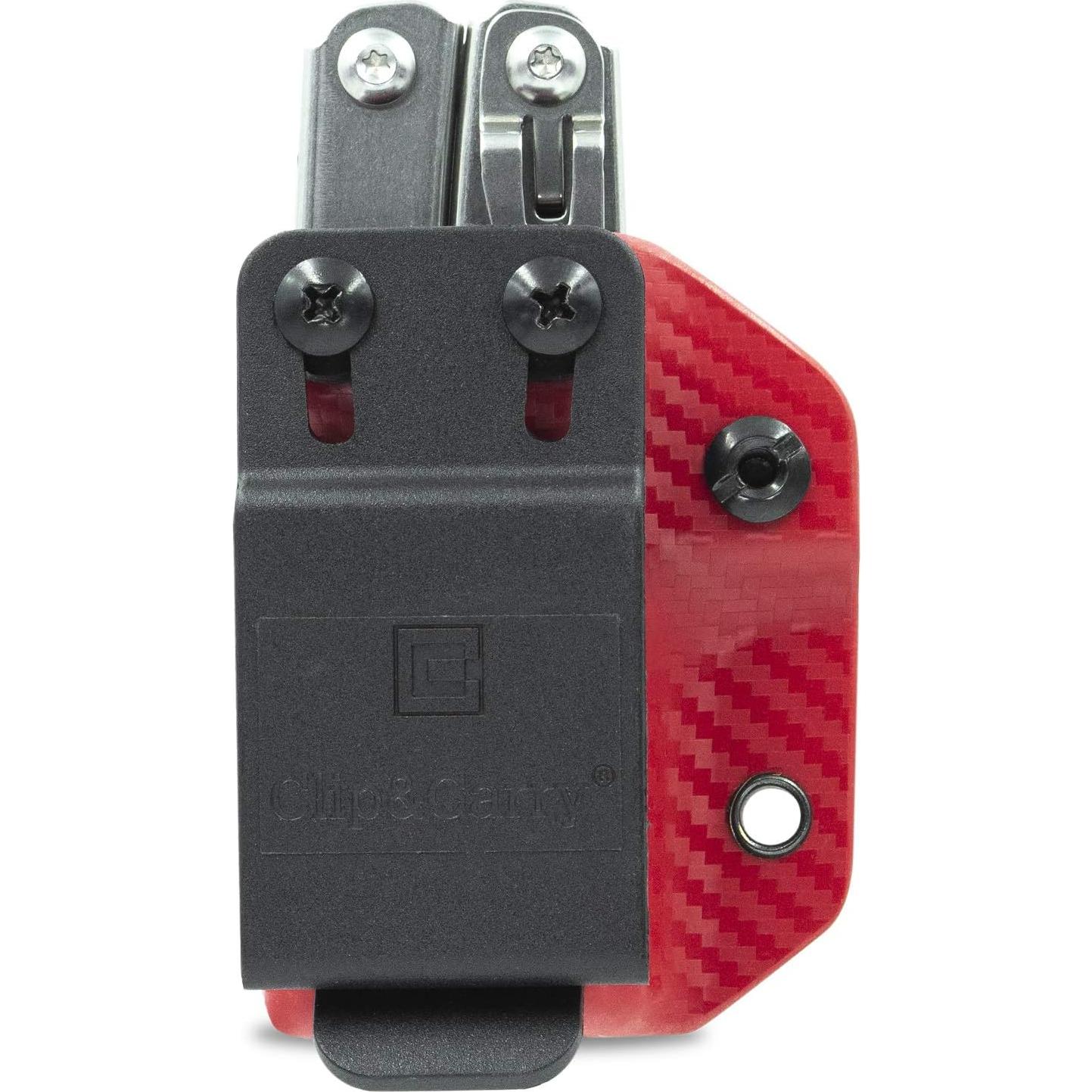 Funda Kydex Clip & Carry para Leatherman Wingman - Rojo