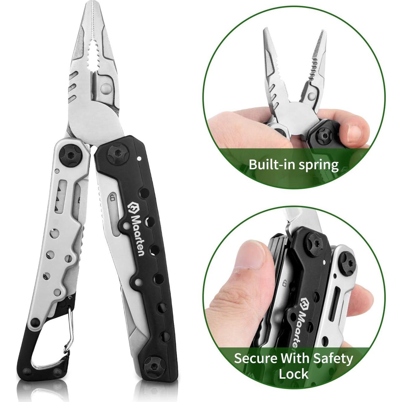 Alicate Multiherramienta Maarten 11 en 1 Acero Inoxidable 10.16 cm