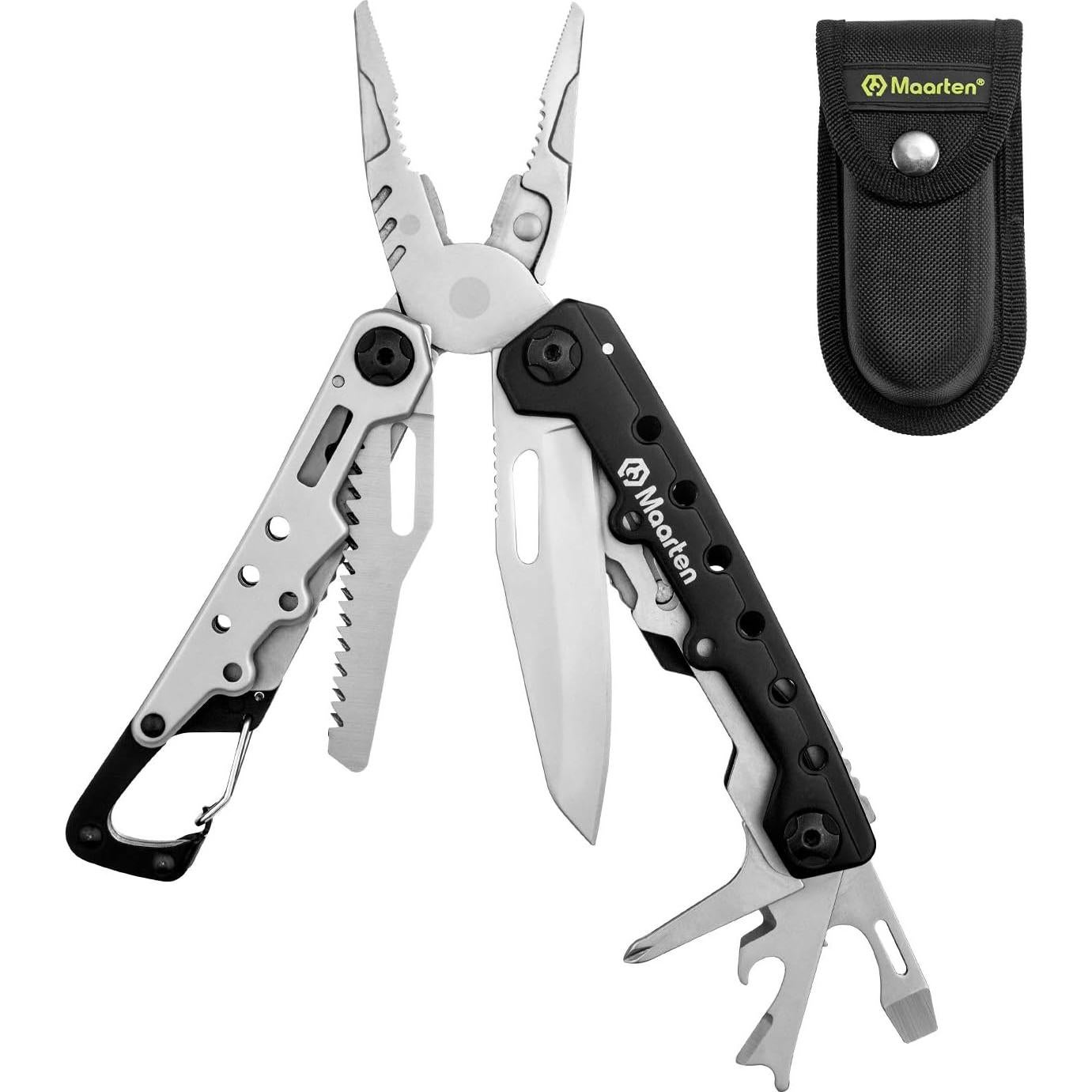 Alicate Multiherramienta Maarten 11 en 1 Acero Inoxidable 10.16 cm