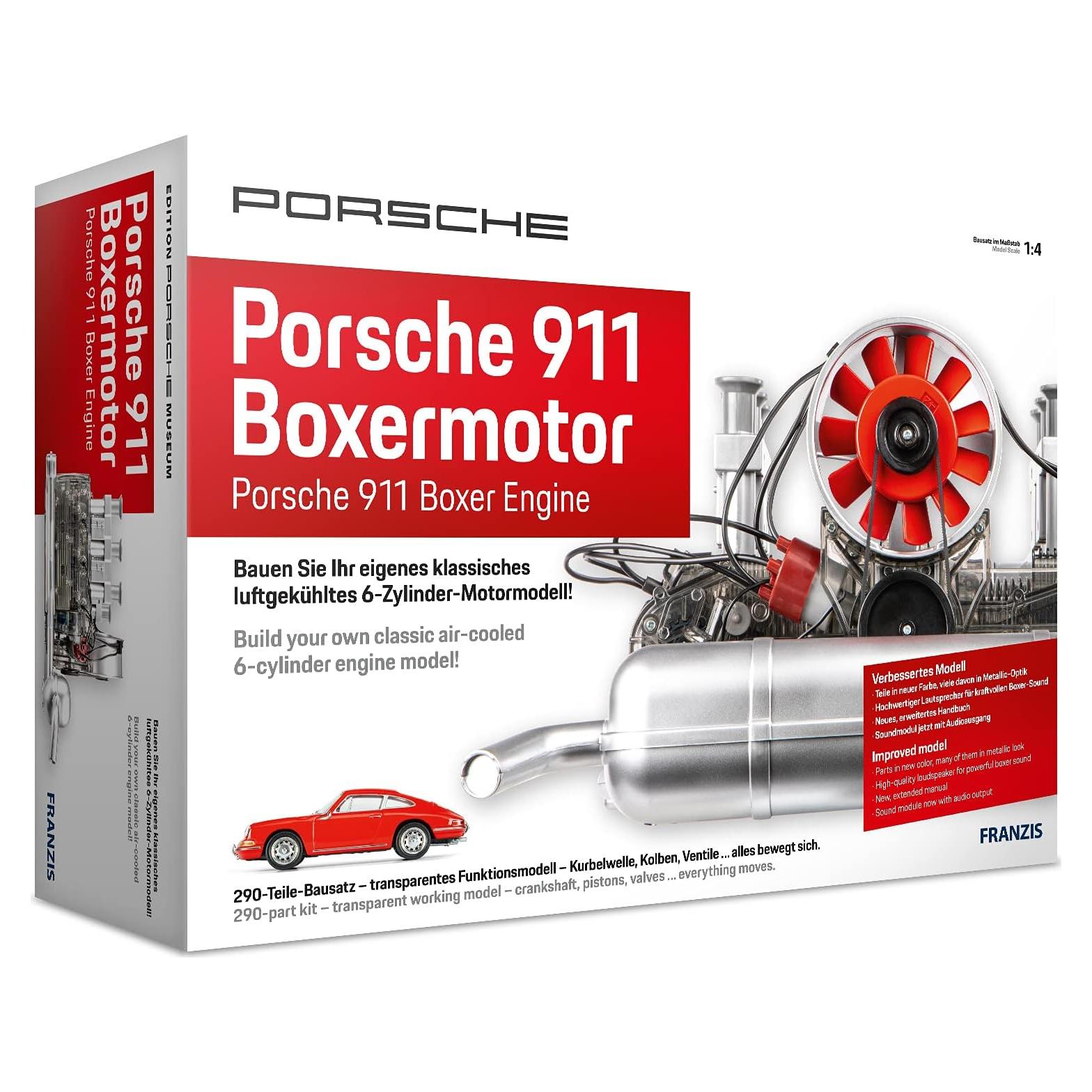 Kit de Motor Boxer Porsche 911 Franzis 1:4 - Edición Museo