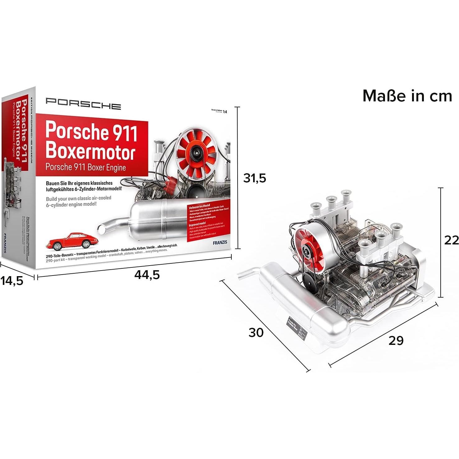 Kit de Motor Boxer Porsche 911 Franzis 1:4 - Edición Museo