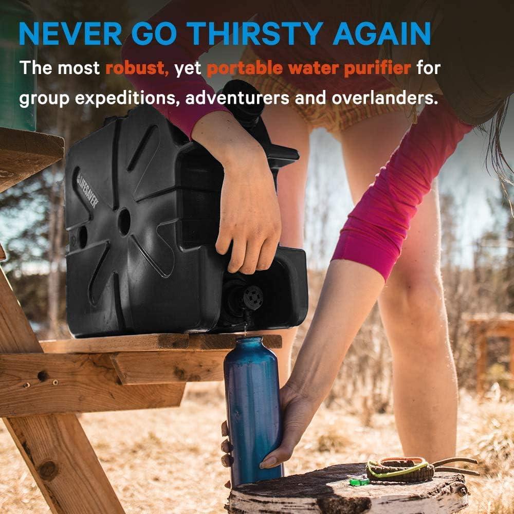 Purificador de Agua Lifesaver Jerrycan - Militar, 18.5L, Manual