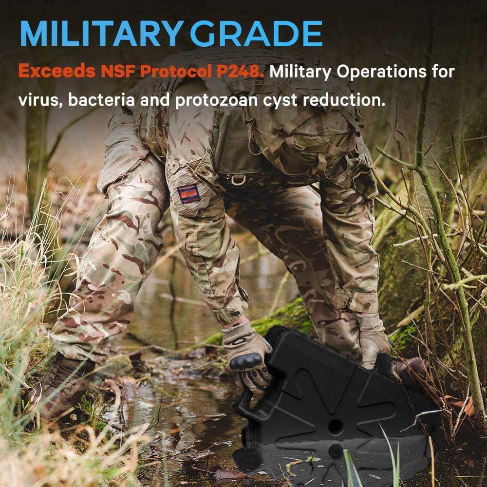 Purificador de Agua Lifesaver Jerrycan - Militar, 18.5L, Manual