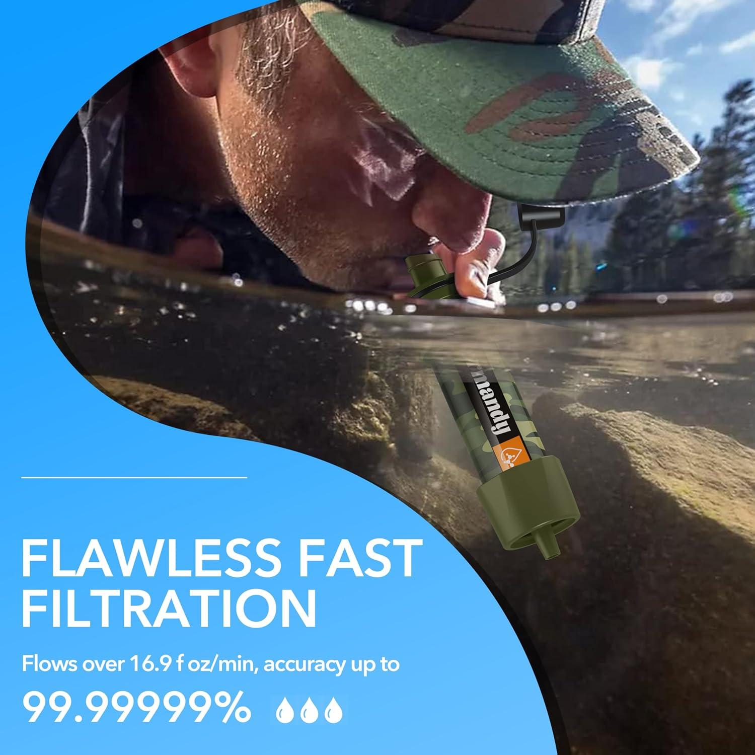 Purificador de Agua Portátil Lormandy - Filtro Triple 5000L