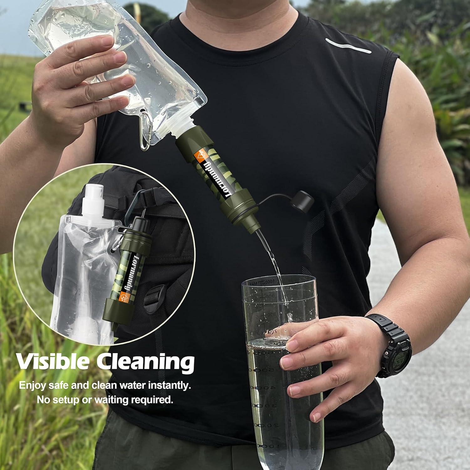 Purificador de Agua Portátil Lormandy - Filtro Triple 5000L