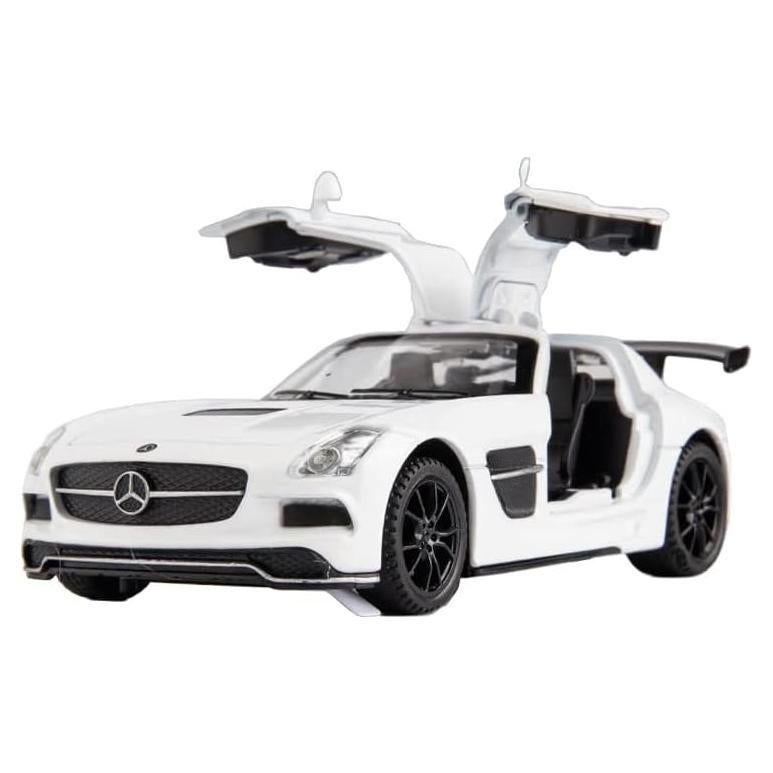 Coche de Juguete SLS AMG Blanco 1:32 con Luz y Sonido