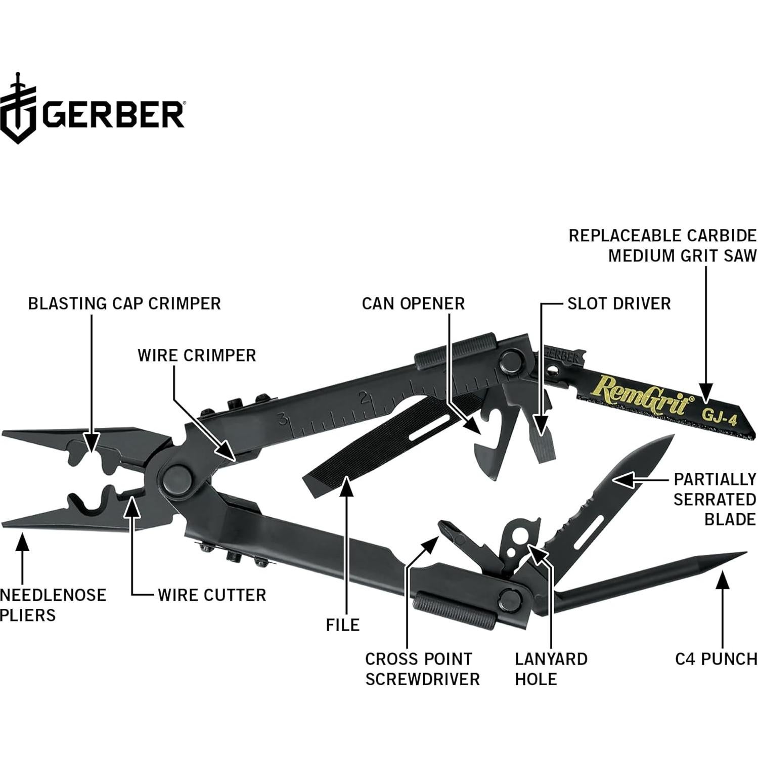 Multi-Herramienta Gerber Gear Multi-Plier 600 con Crimpador