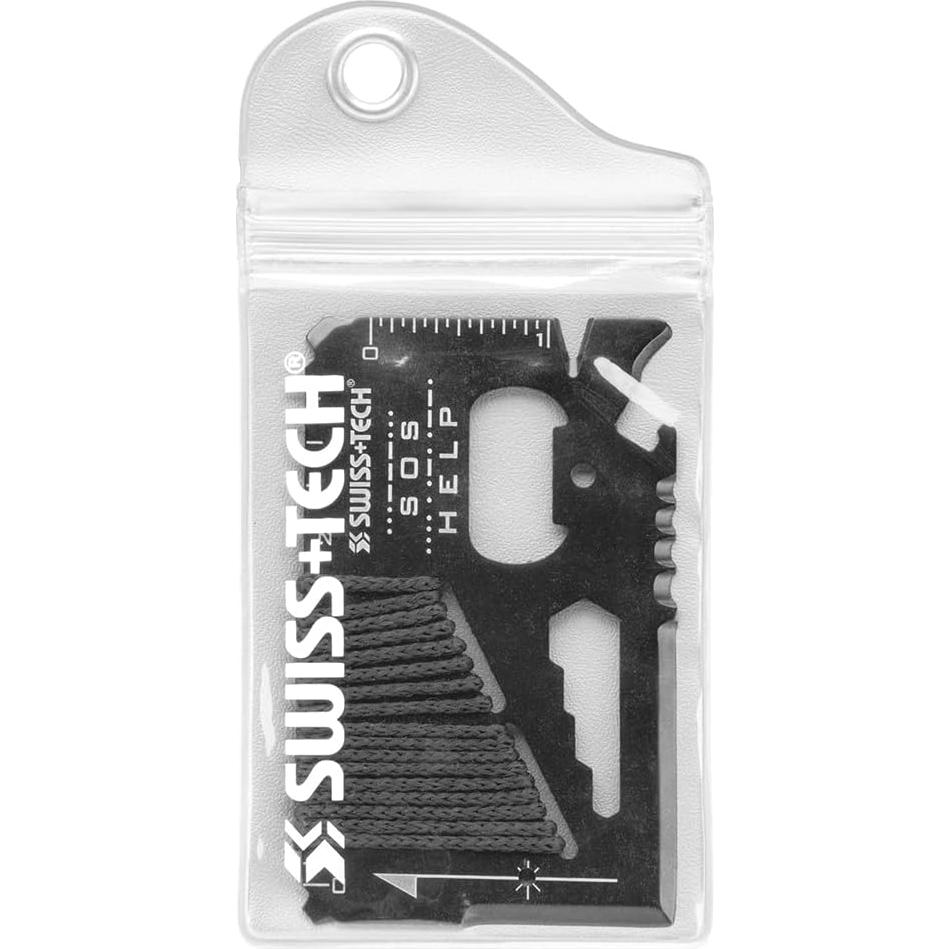 ST33329 17-in-1 Wallet Multi-Tool with Screwdrivers, Wrenches, Rope Cutter, Knives (Single Pack)